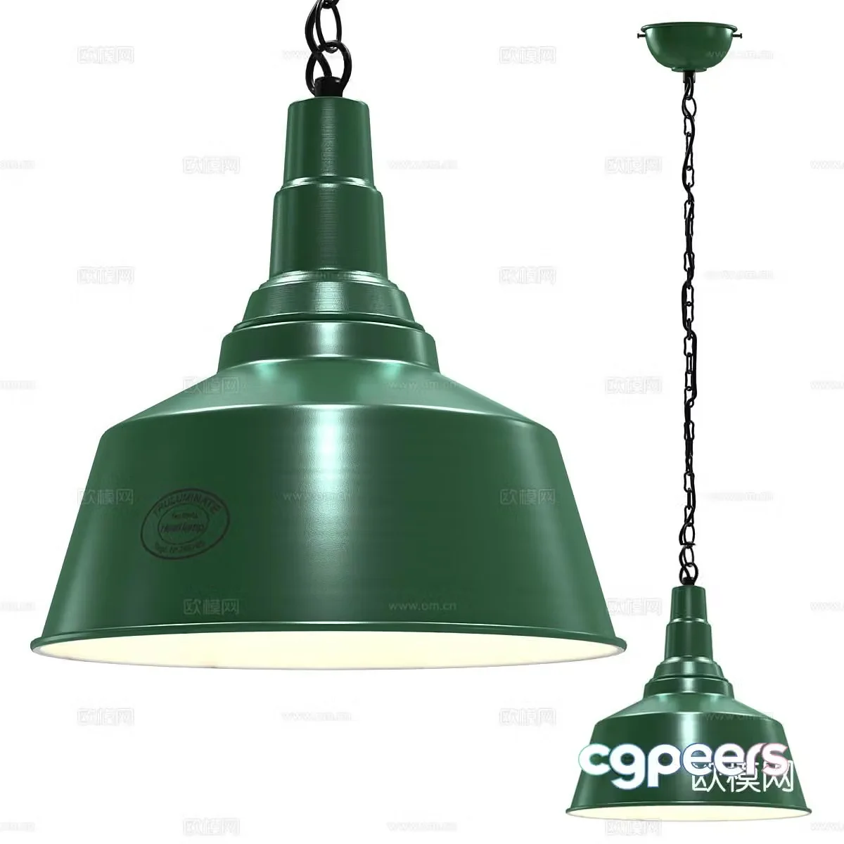 Nordic chandelier dining room chandelier 3d model