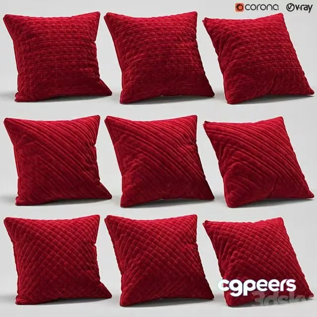 3ds Max Free – Pillows Aesthetics – 2