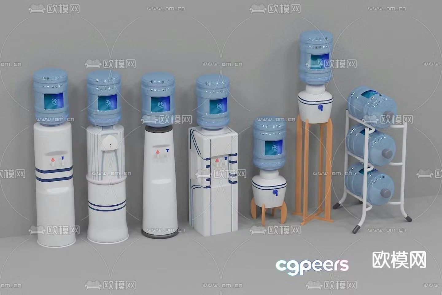 Electrical Equipment Water Dispenser 3D Model