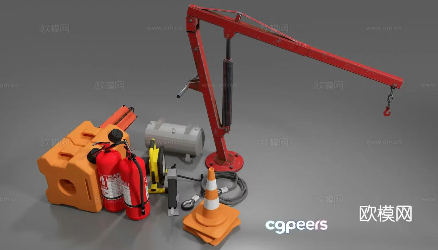 Rescue equipment 3d model
