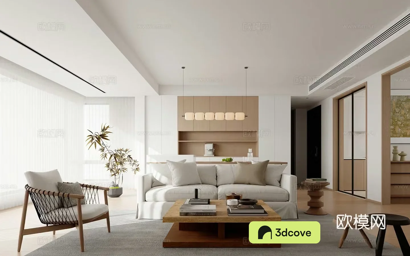 Living and dining room
