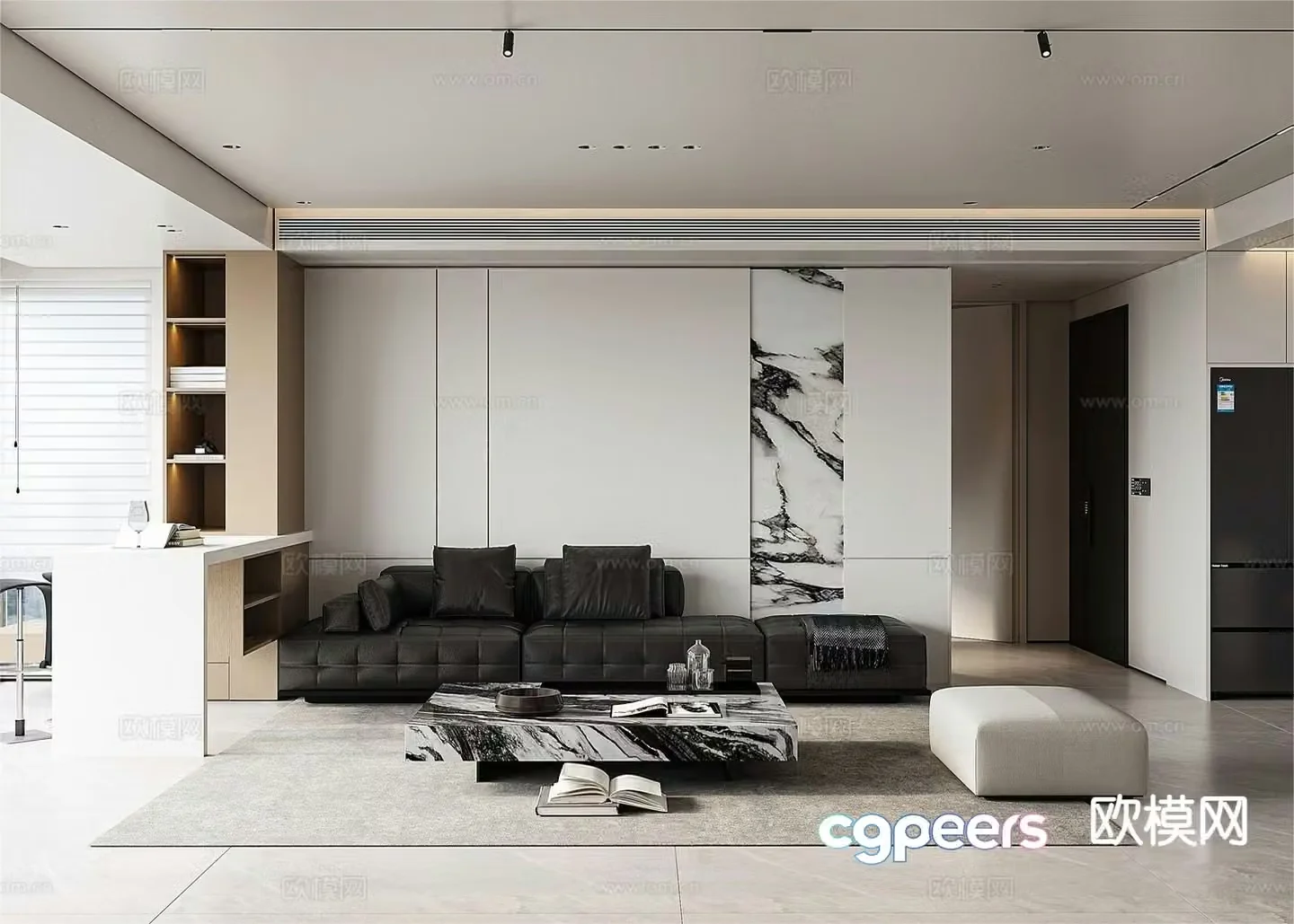 Italian living room 3d model