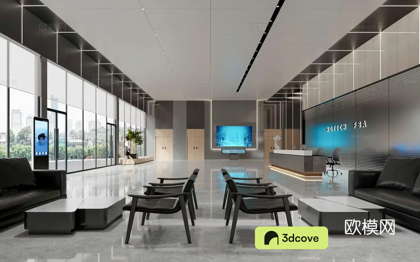 Modern reception hall