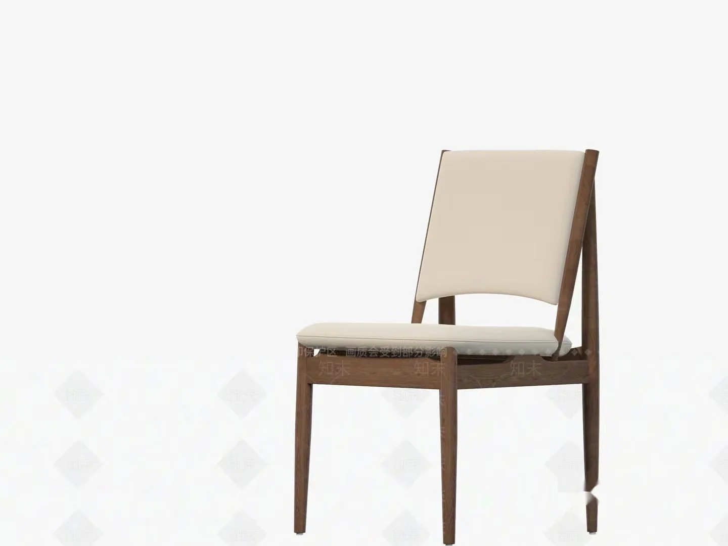 Wooden Dining Chair 3D Model – 4350 – VRAY Render
