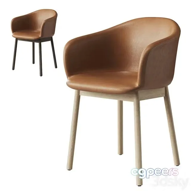 3ds Max Free – Chair ELEFY by TRADITION
