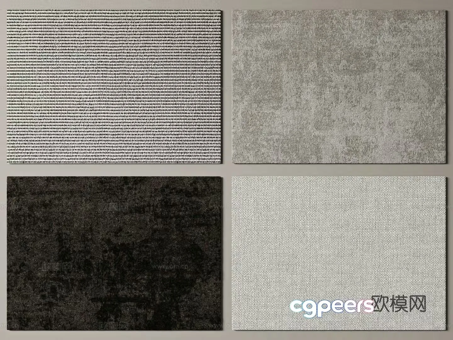 Modern minimalist carpet 3d model