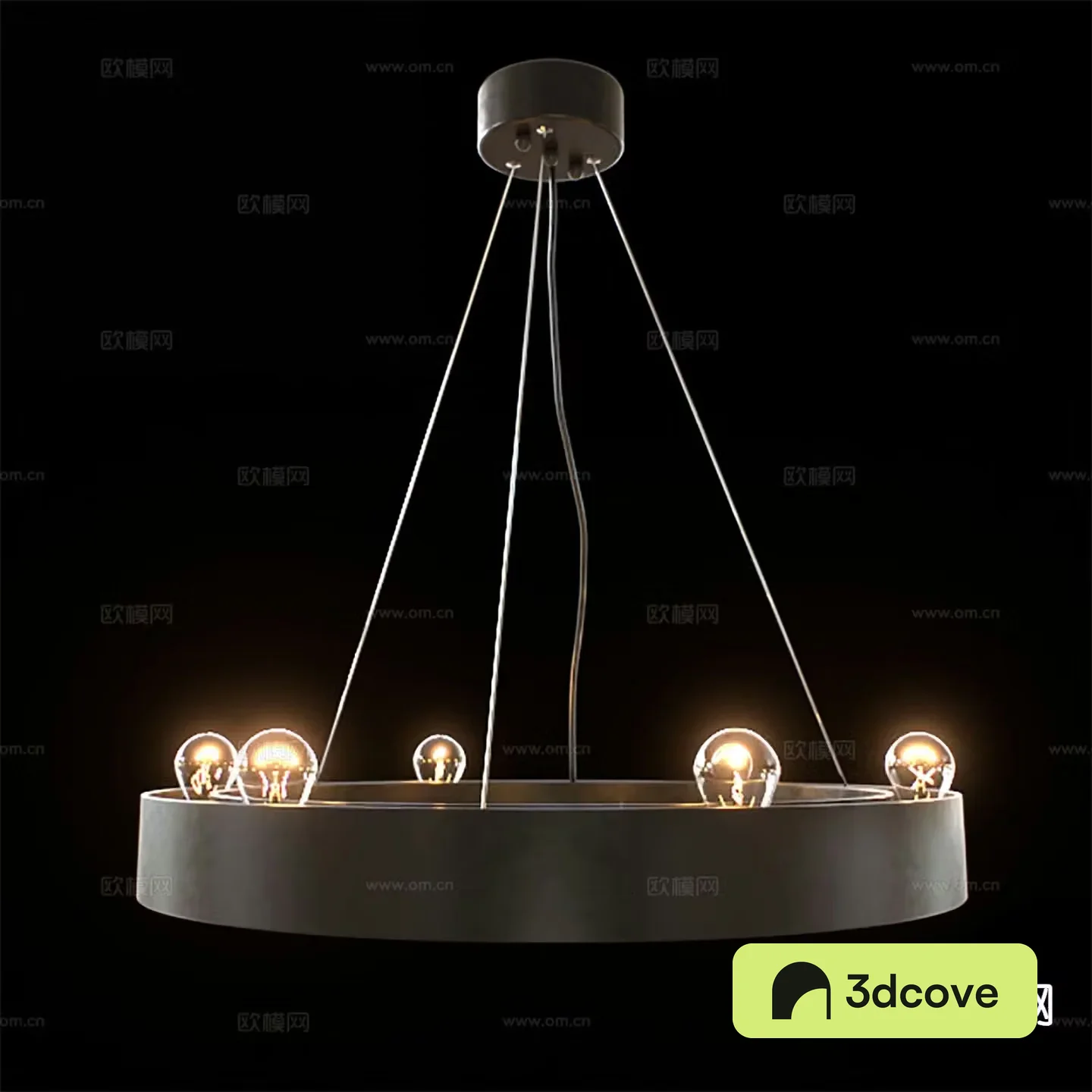 Modern interior chandelier