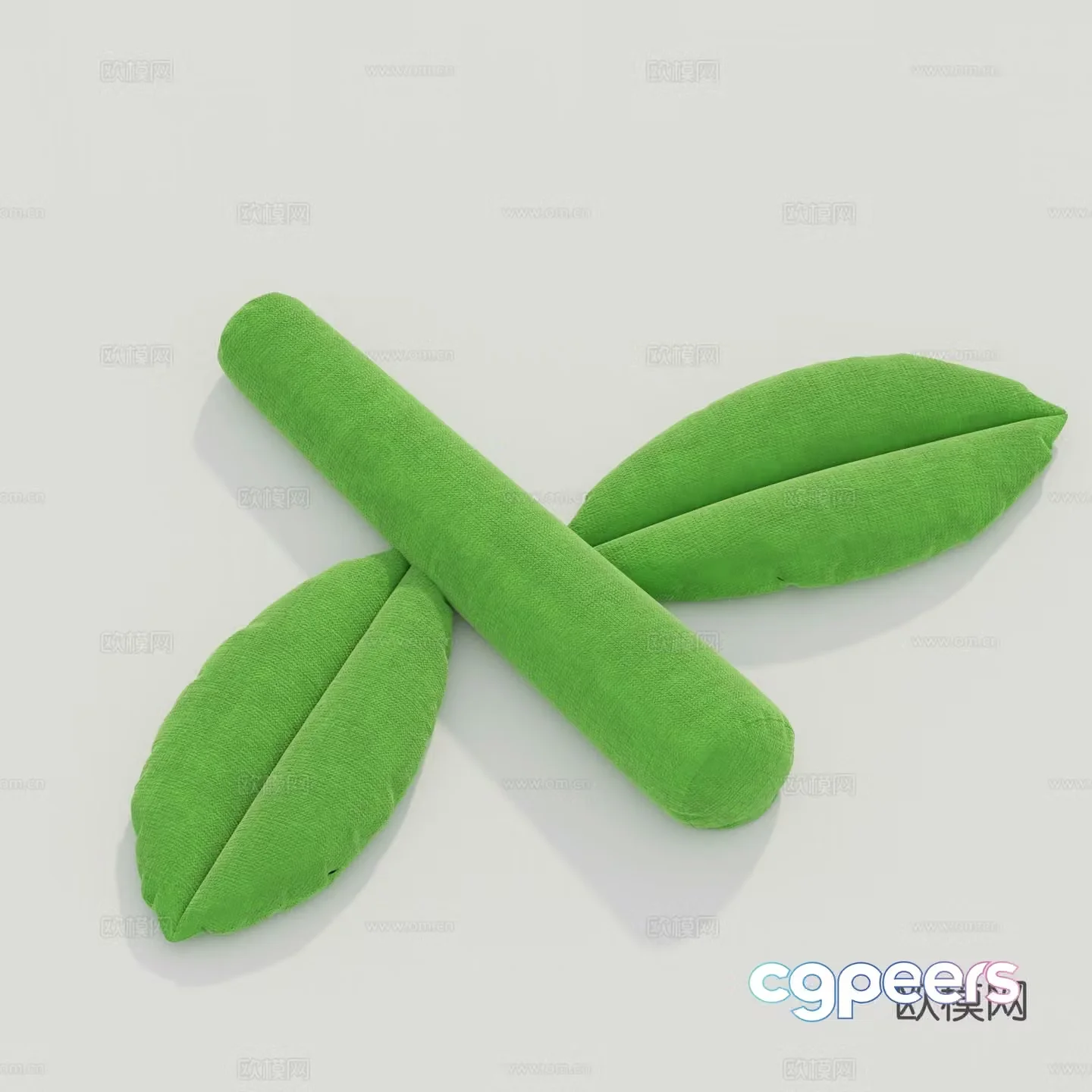 Branches and leaves pillows 3d model 3d model