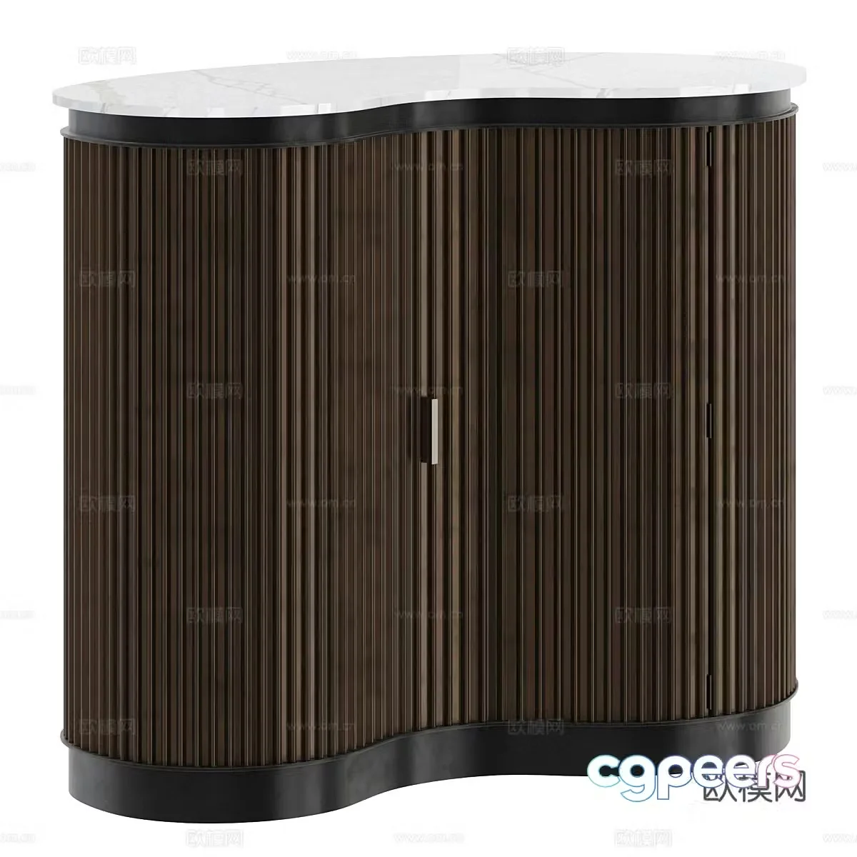 3d model of chest of drawers