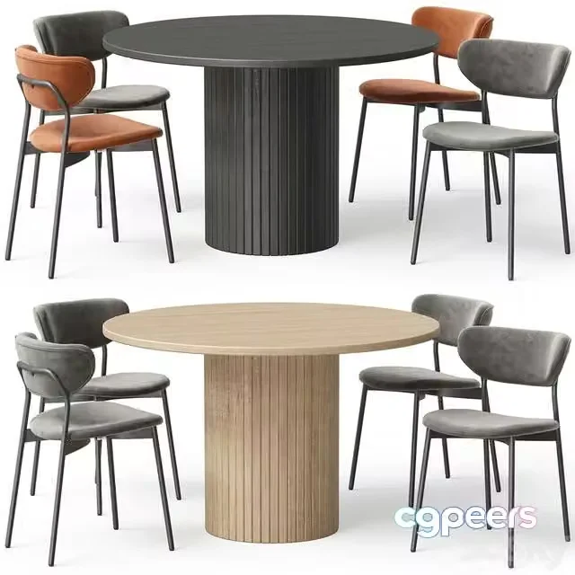 3ds Max Free – Chair Alex and table Hill-1 from Divan.ru