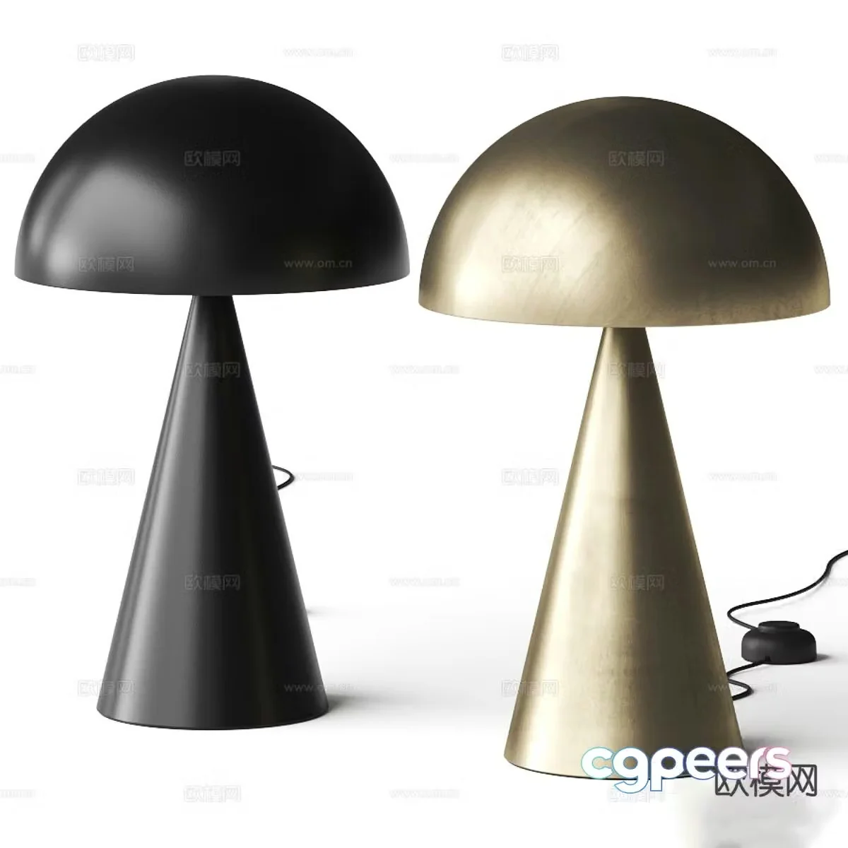Italian table lamp 3d model