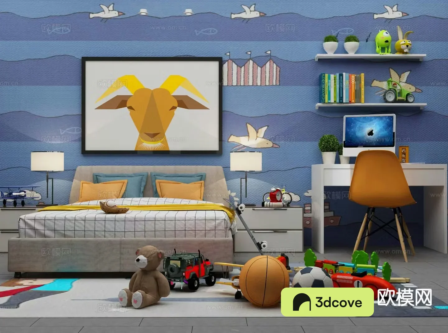 Modern children’s bed
