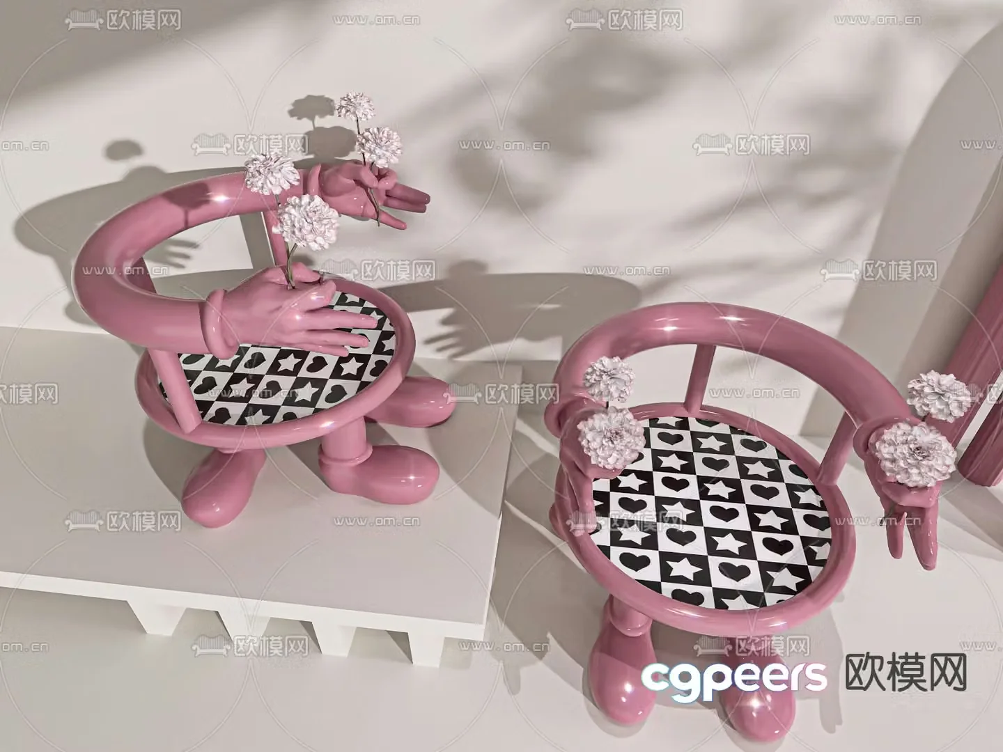 chair children’s chair 3d model