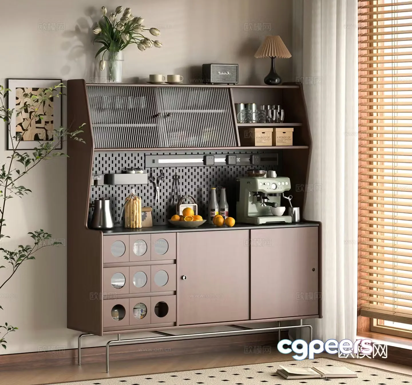 Modern sideboard 3D model