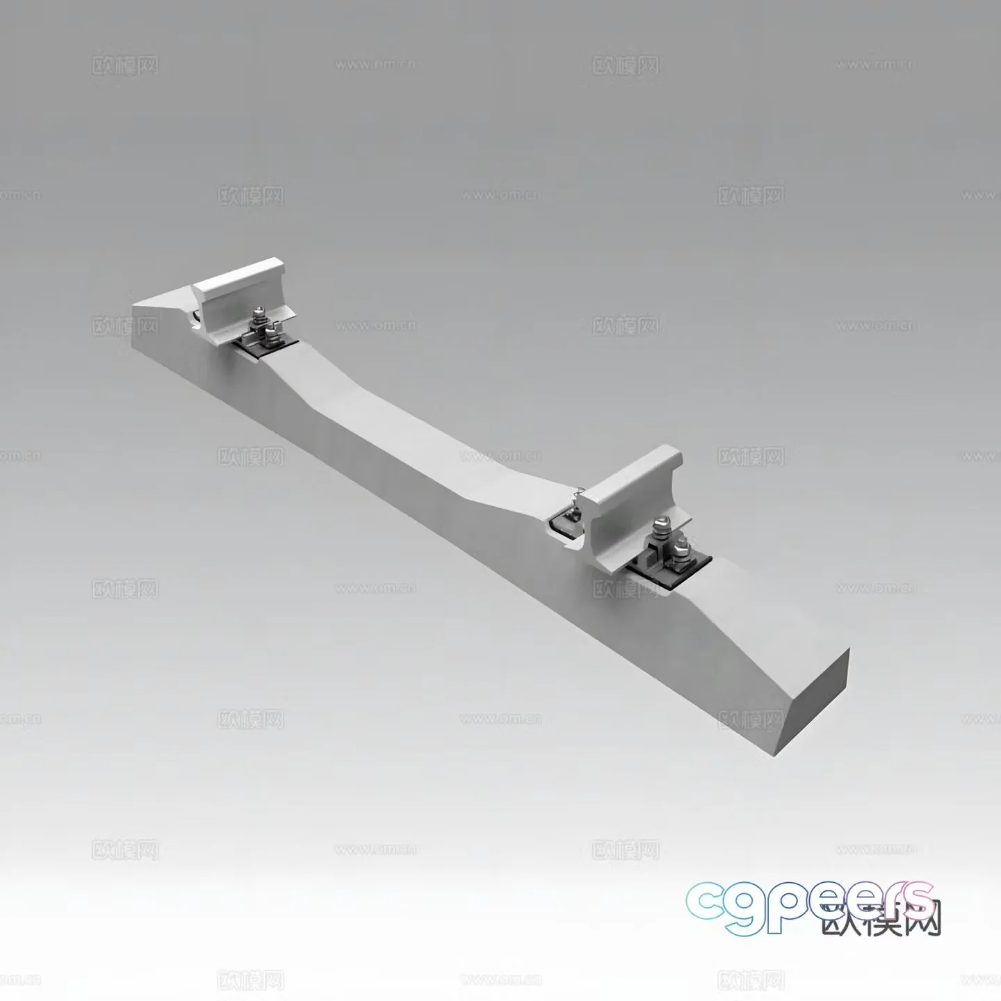 Track fastener 3D model