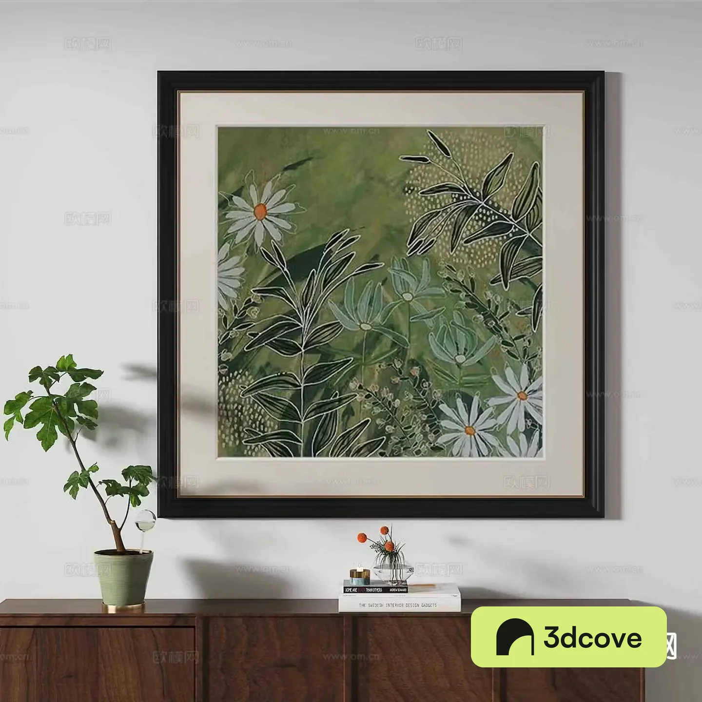 French hanging painting decorative painting