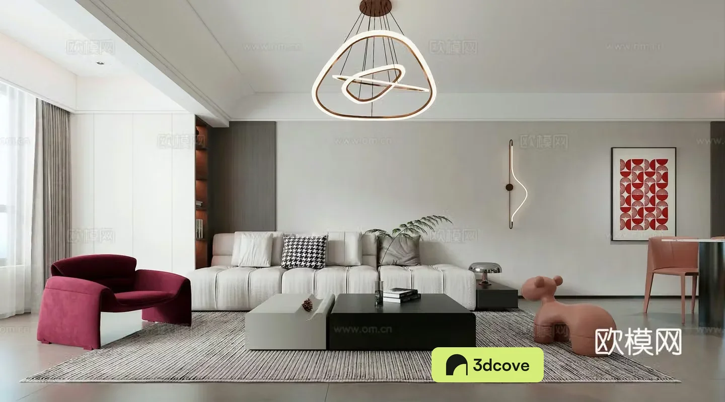 Modern living room modern sofa