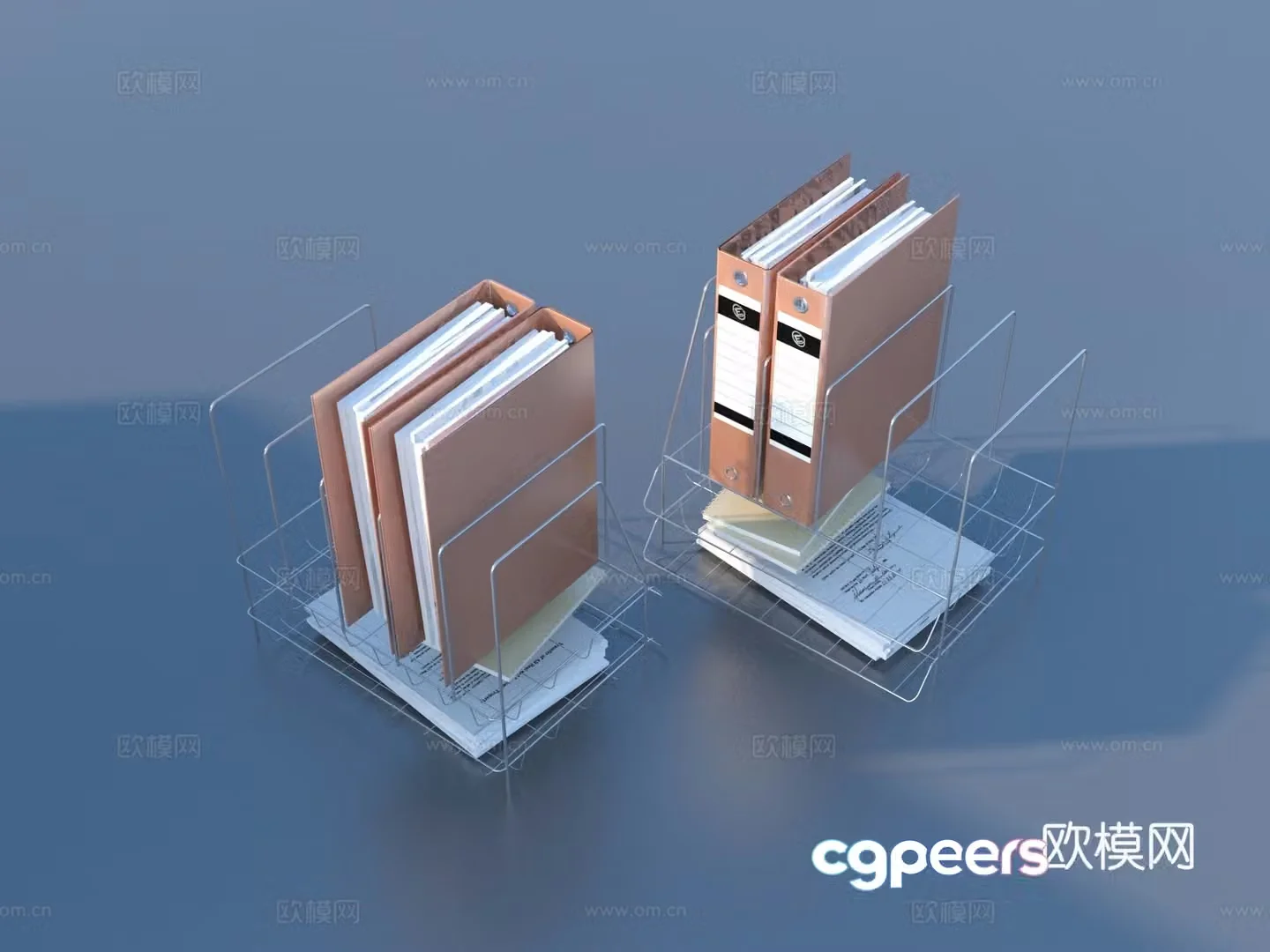 Folder Stationery Sketch 3d Model