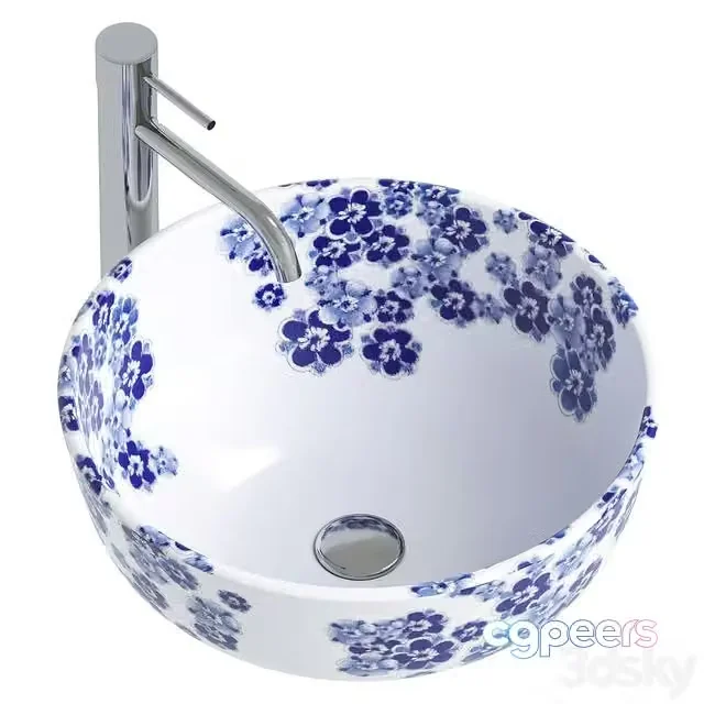 3ds Max Free – Washbasin Rea Fiori REA-U6520