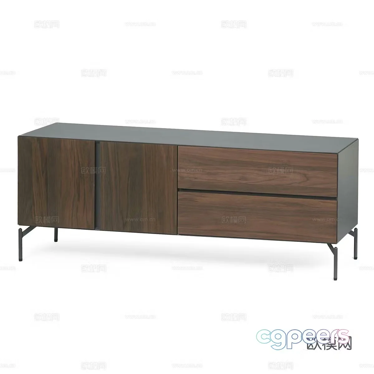 Modern TV cabinet 3d model