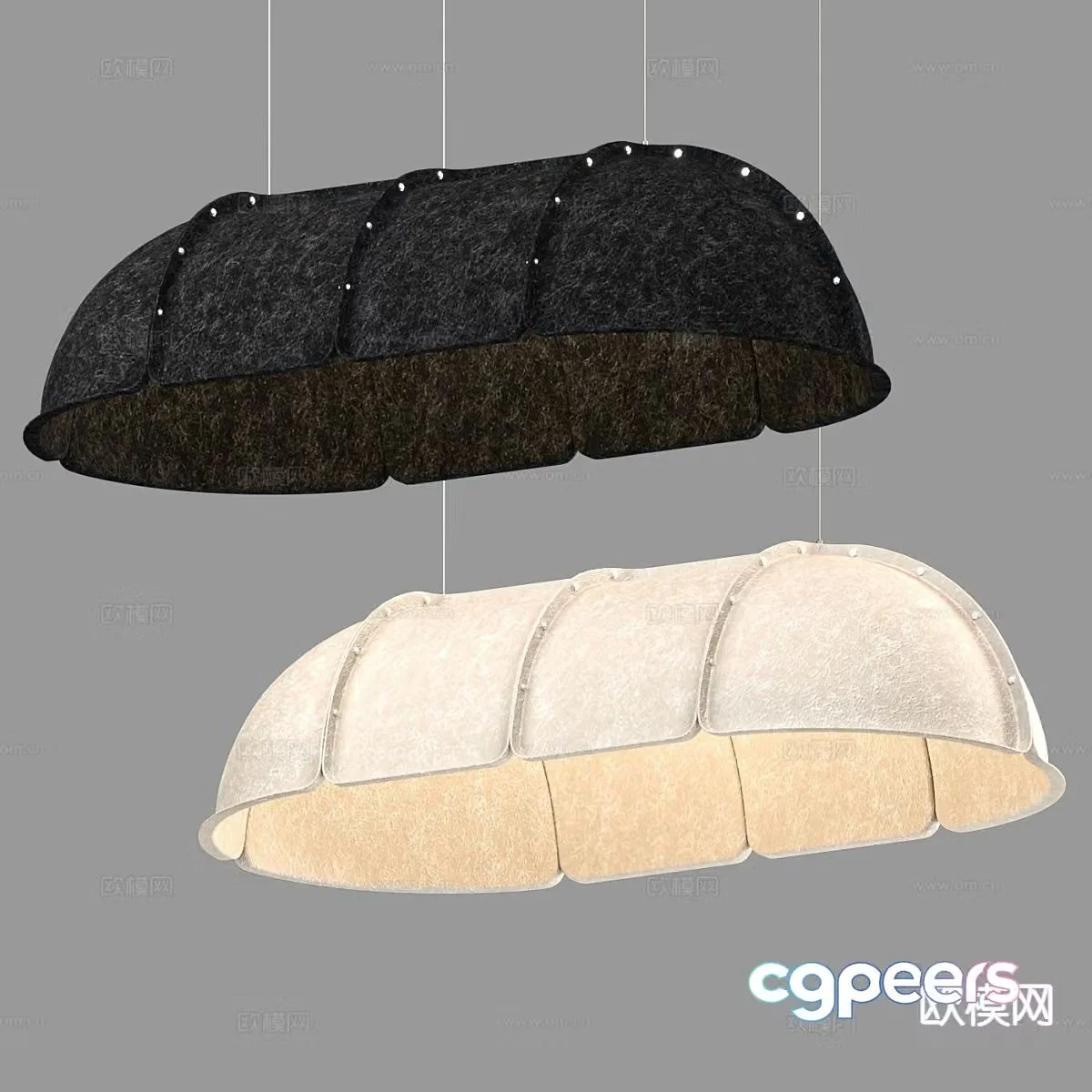 Nordic chandelier art chandelier 3d model