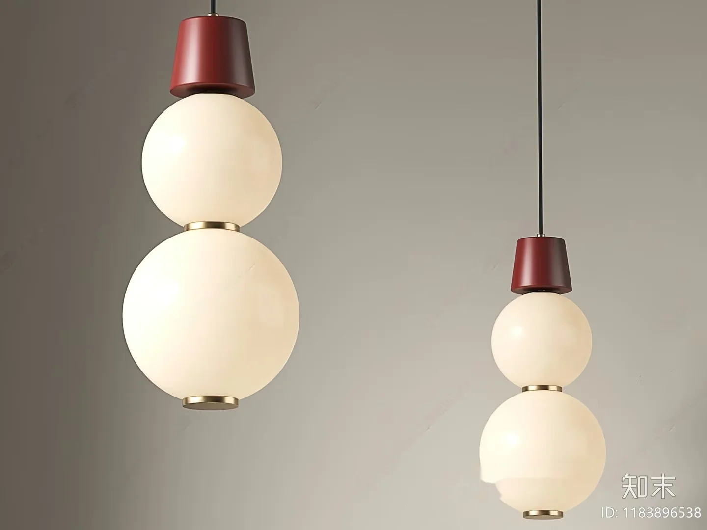 Gold Light Fixture 3D Model – 10776 – VRAY Render