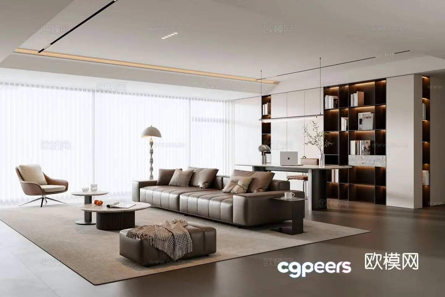 Italian living room 3d model