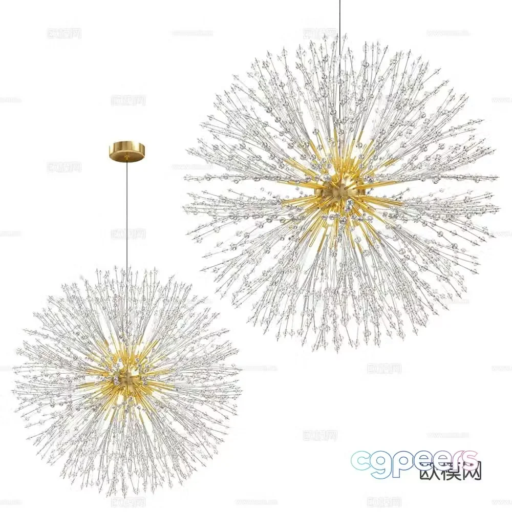 Stilfort crystal chandelier 3d model