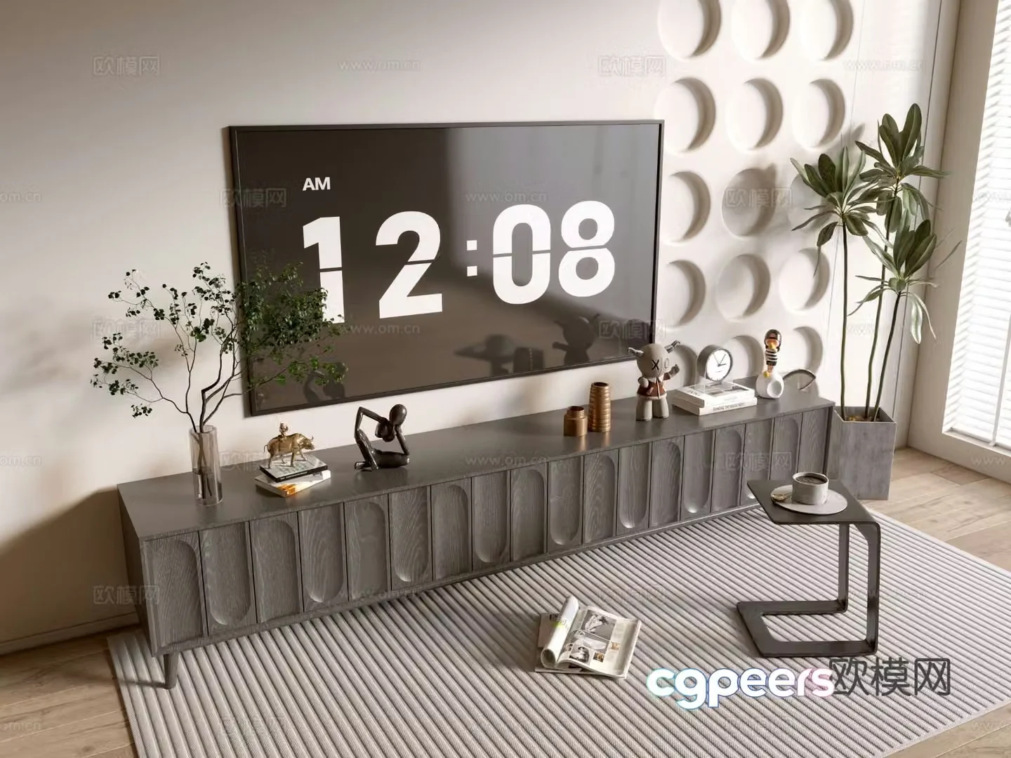 Modern TV cabinet 3d model