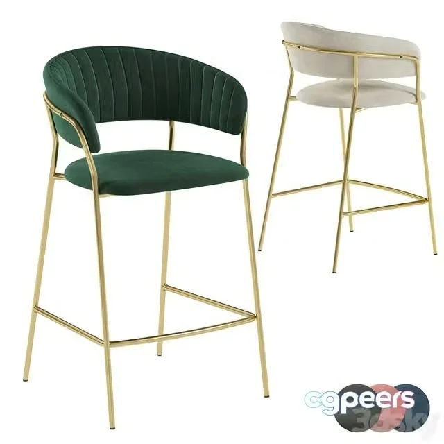 3ds Max Free – Bradex Home Turin barstool