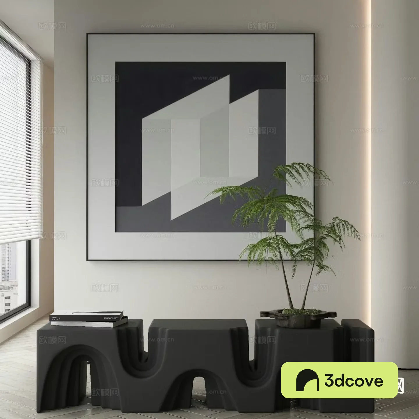 Modern texture painting decorative painting