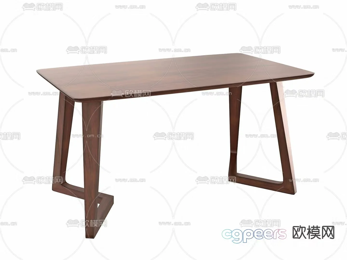 3d model of bar dining table