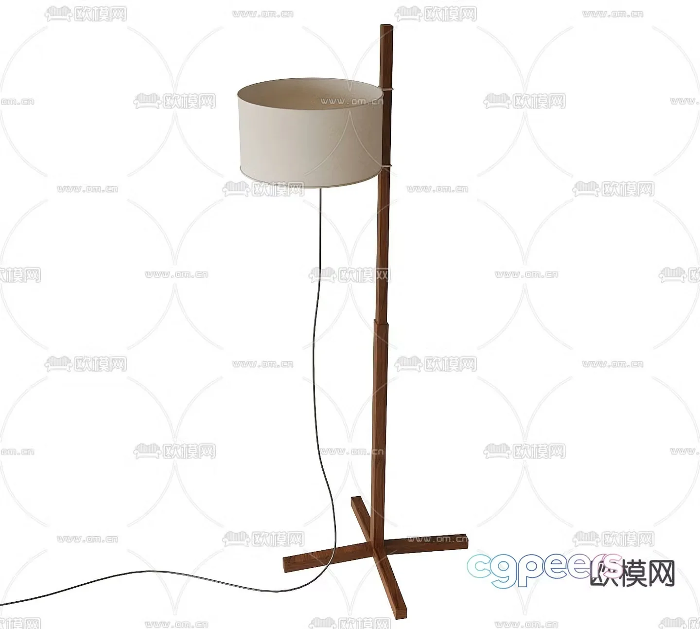 Modern floor lamp 3d model