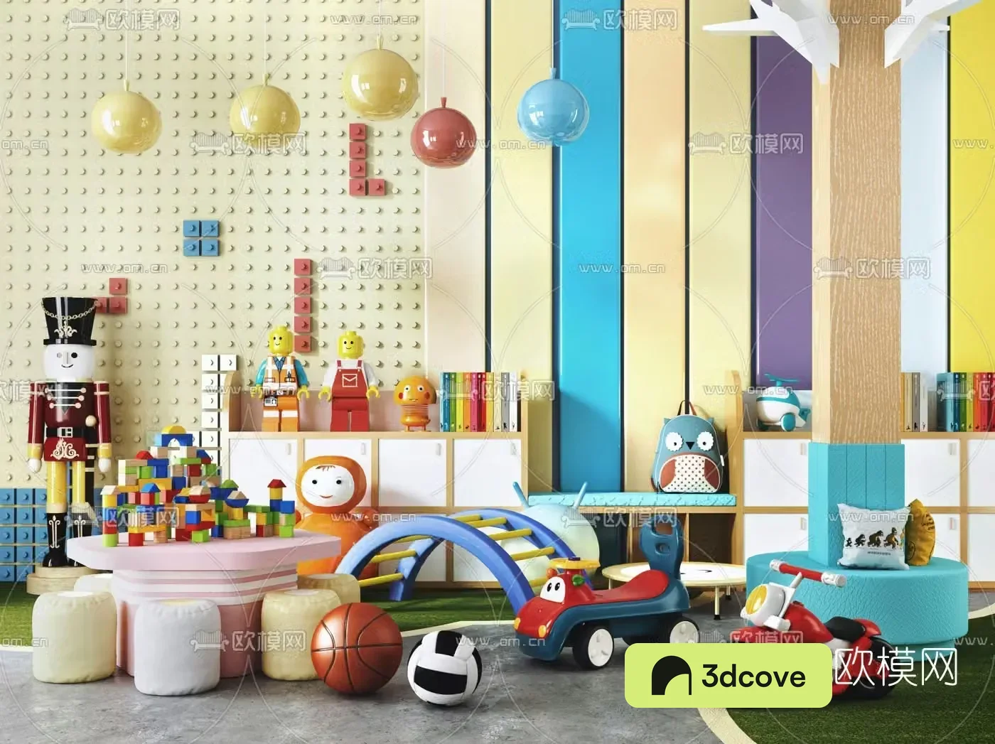 Modern children’s table and chair toys