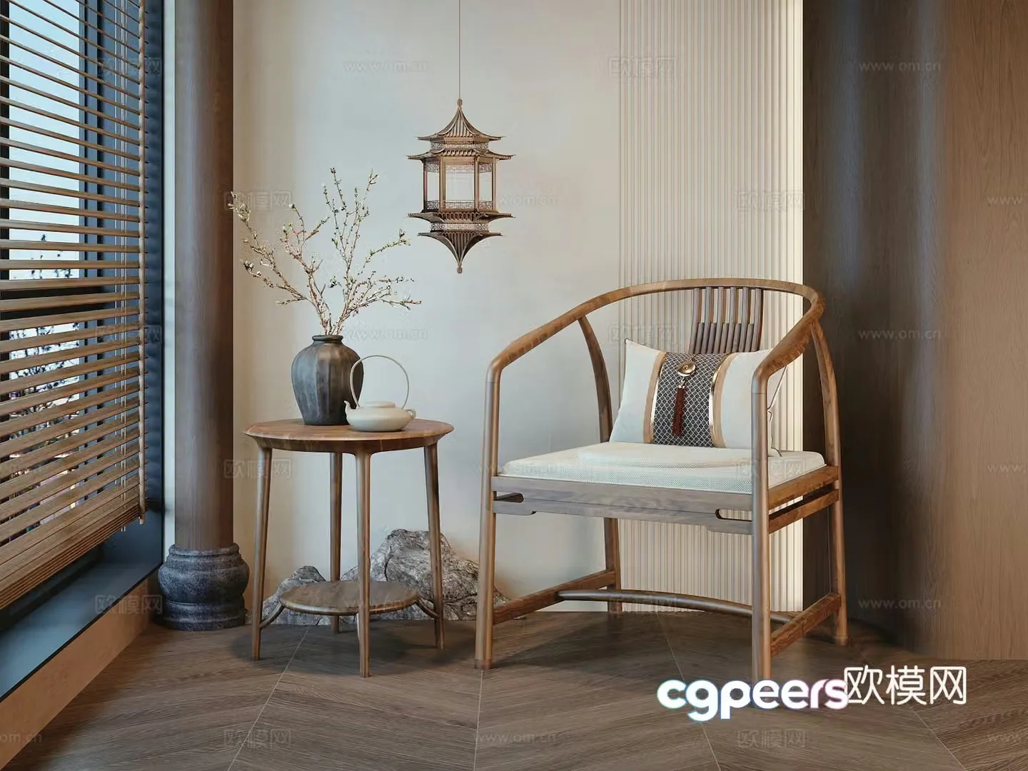 New Chinese chair 3d model