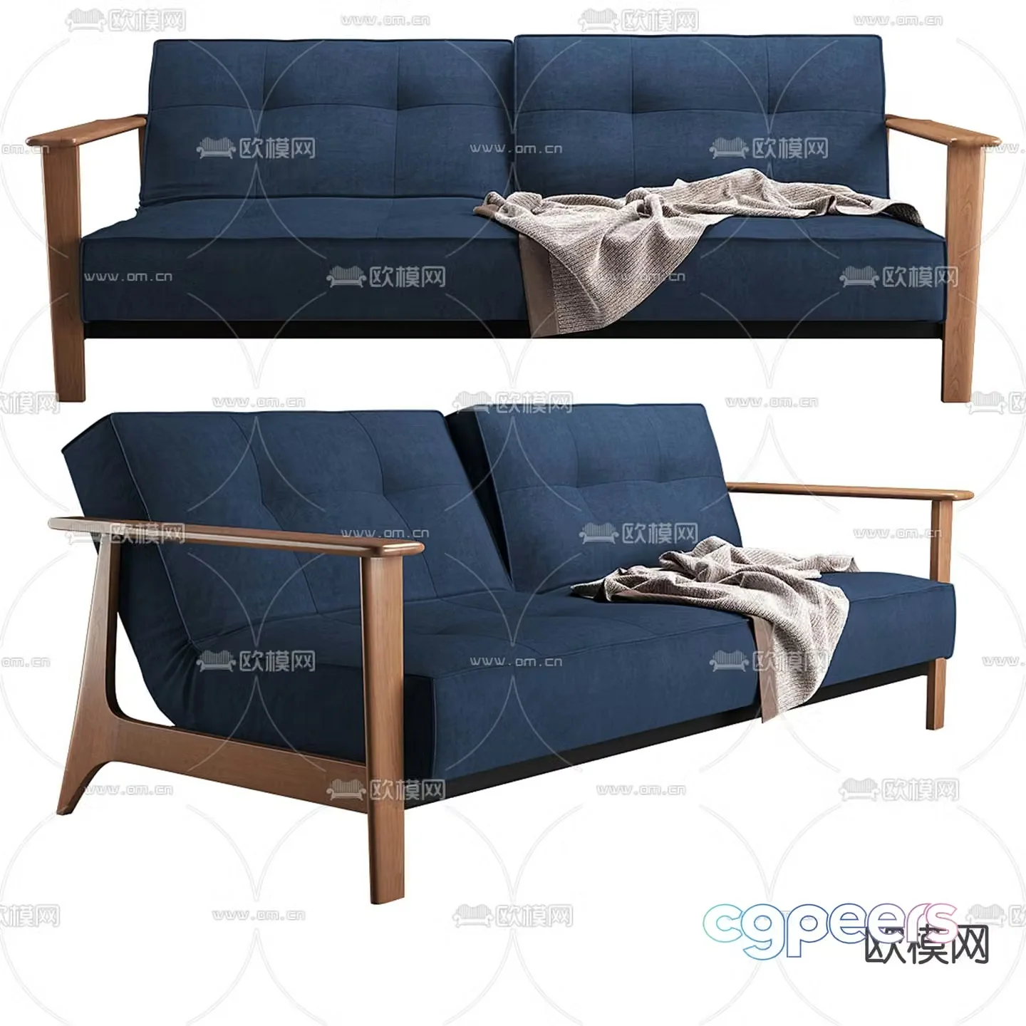 Modern love sofa 3d model