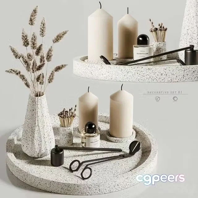 3ds Max Free – Decorative set 81