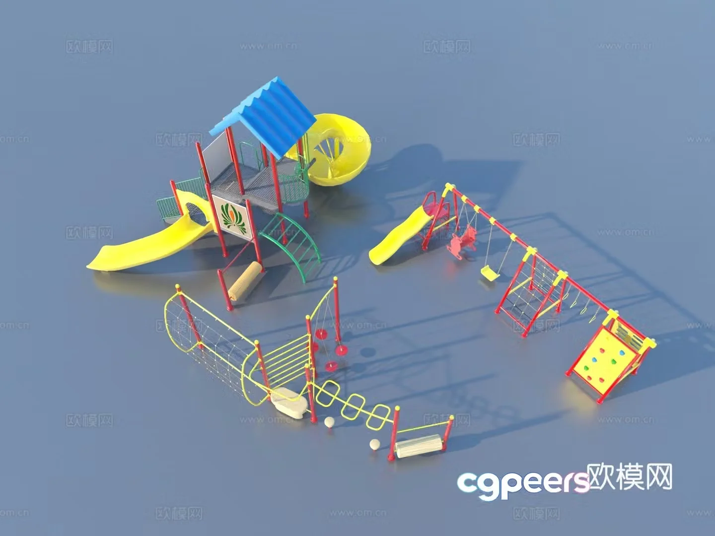 Amusement equipment children’s amusement facilities 3D model