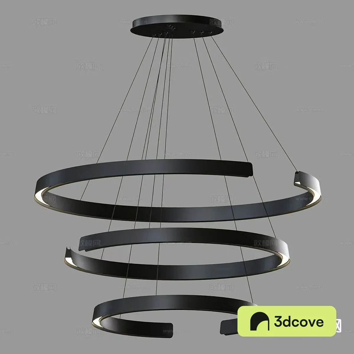Modern ring chandelier dining room chandelier