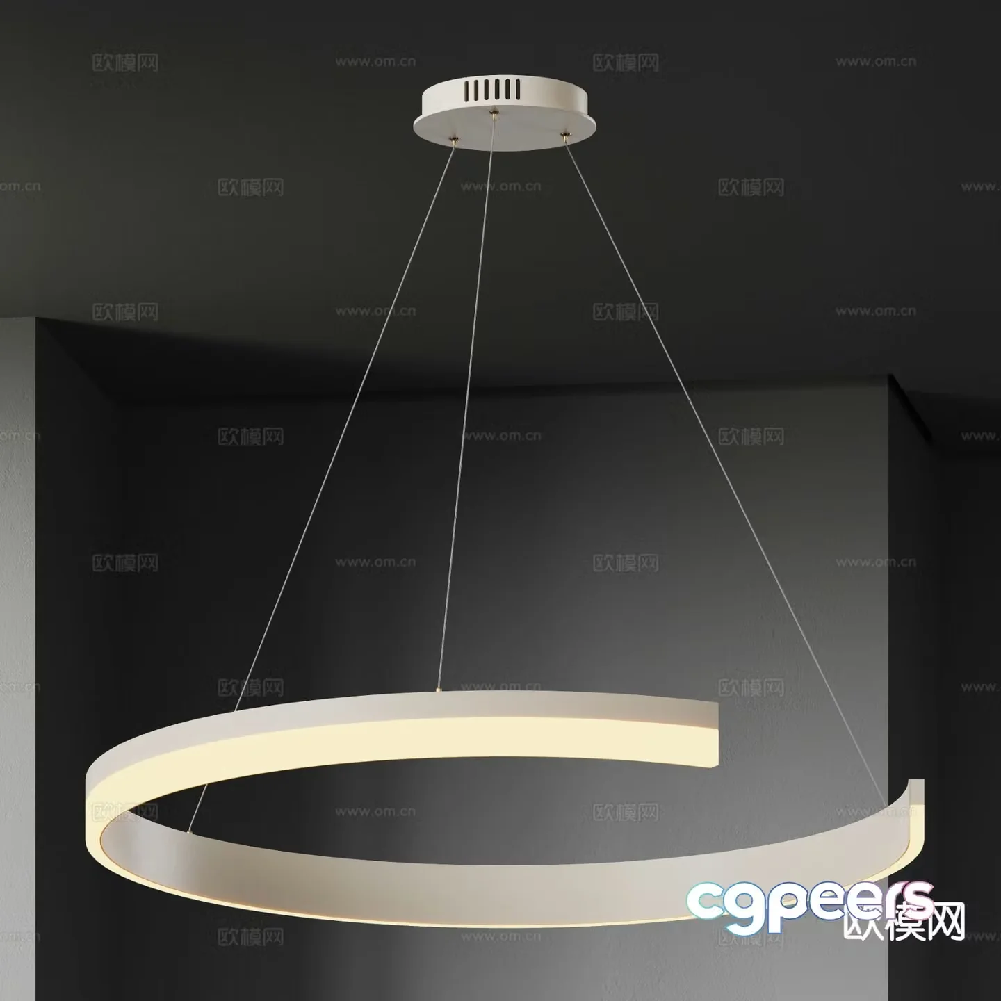 Creative chandelier art chandelier 3d model