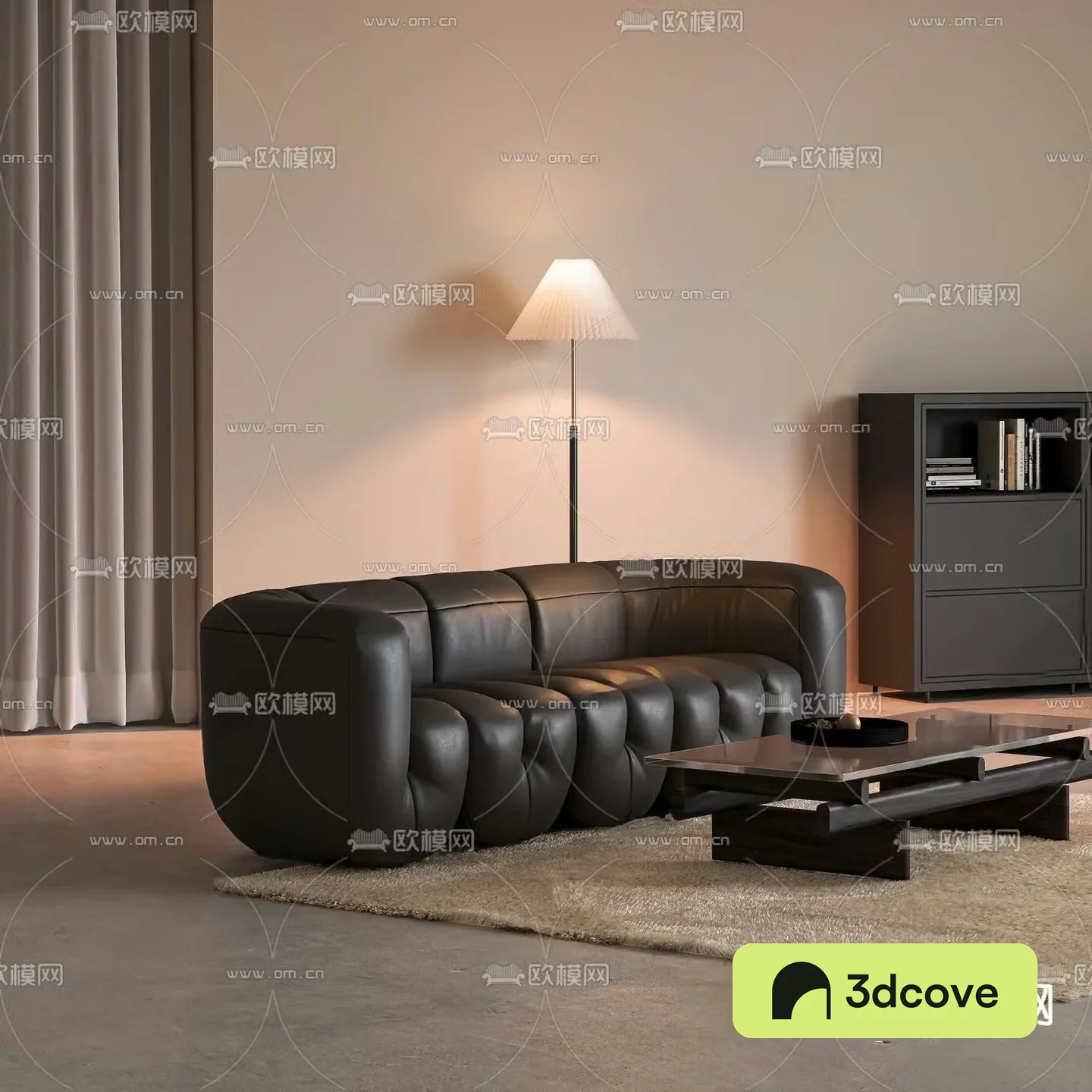 Leather sofa