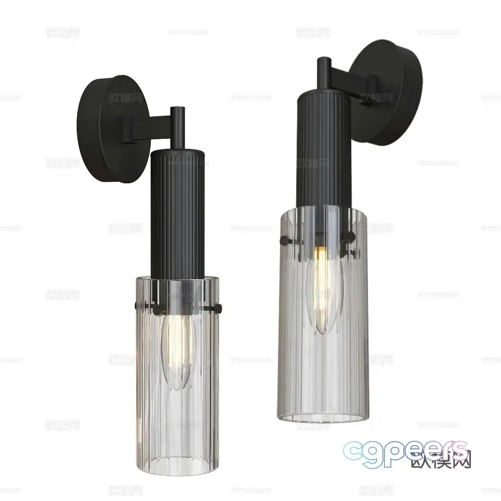 Stilfort glass wall light 3d model
