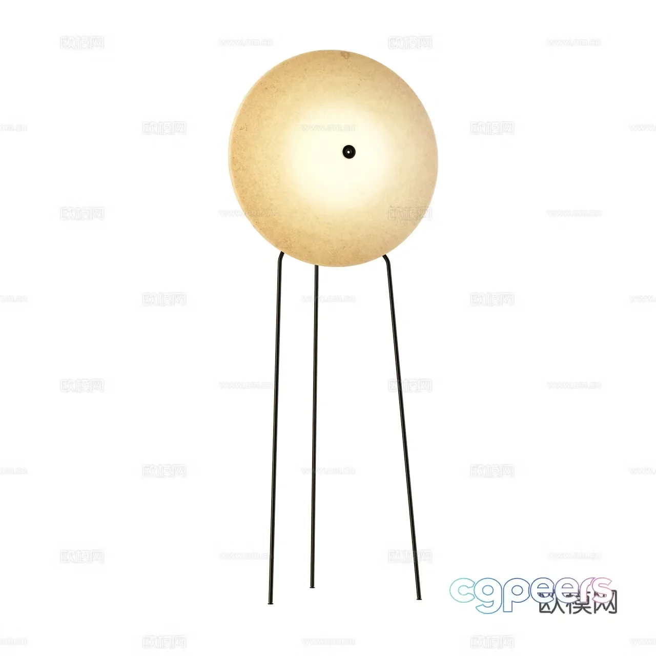 Miniforms modern floor lamp minimalist floor lamp fabric floor lamp 3d model
