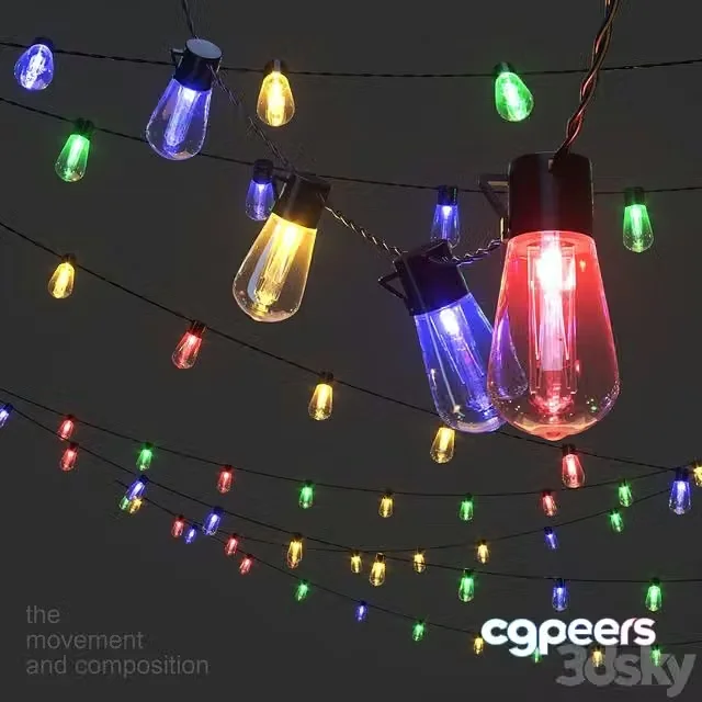 3ds Max Free – Editalorble Garland Color