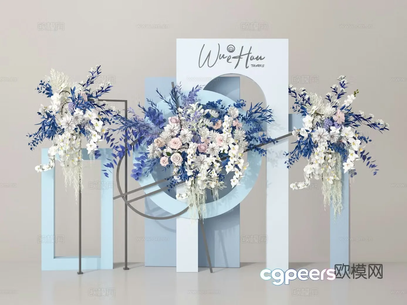 Flower art 3d model