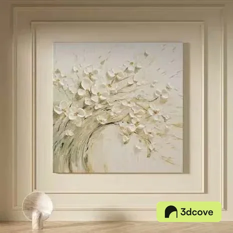 White Abstract Artwork