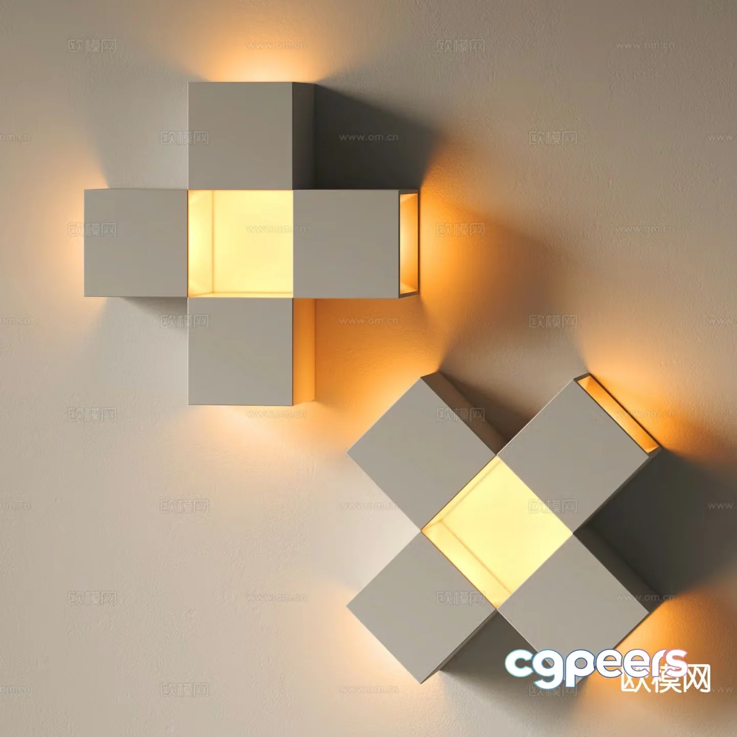 Wabi-sabi wall lamp 3d model