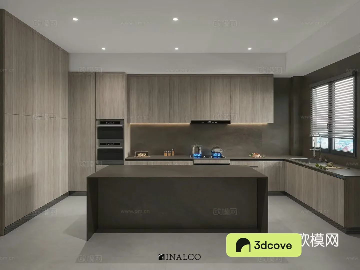 Modern kitchen 3d model