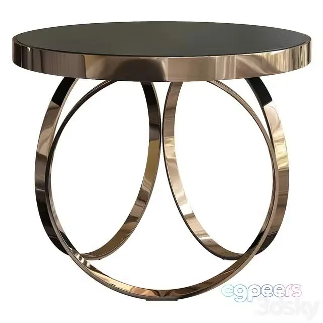 3ds Max Free – DOM Edizioni OTTOLINE GUERIDON CHROME SIDE TABLE