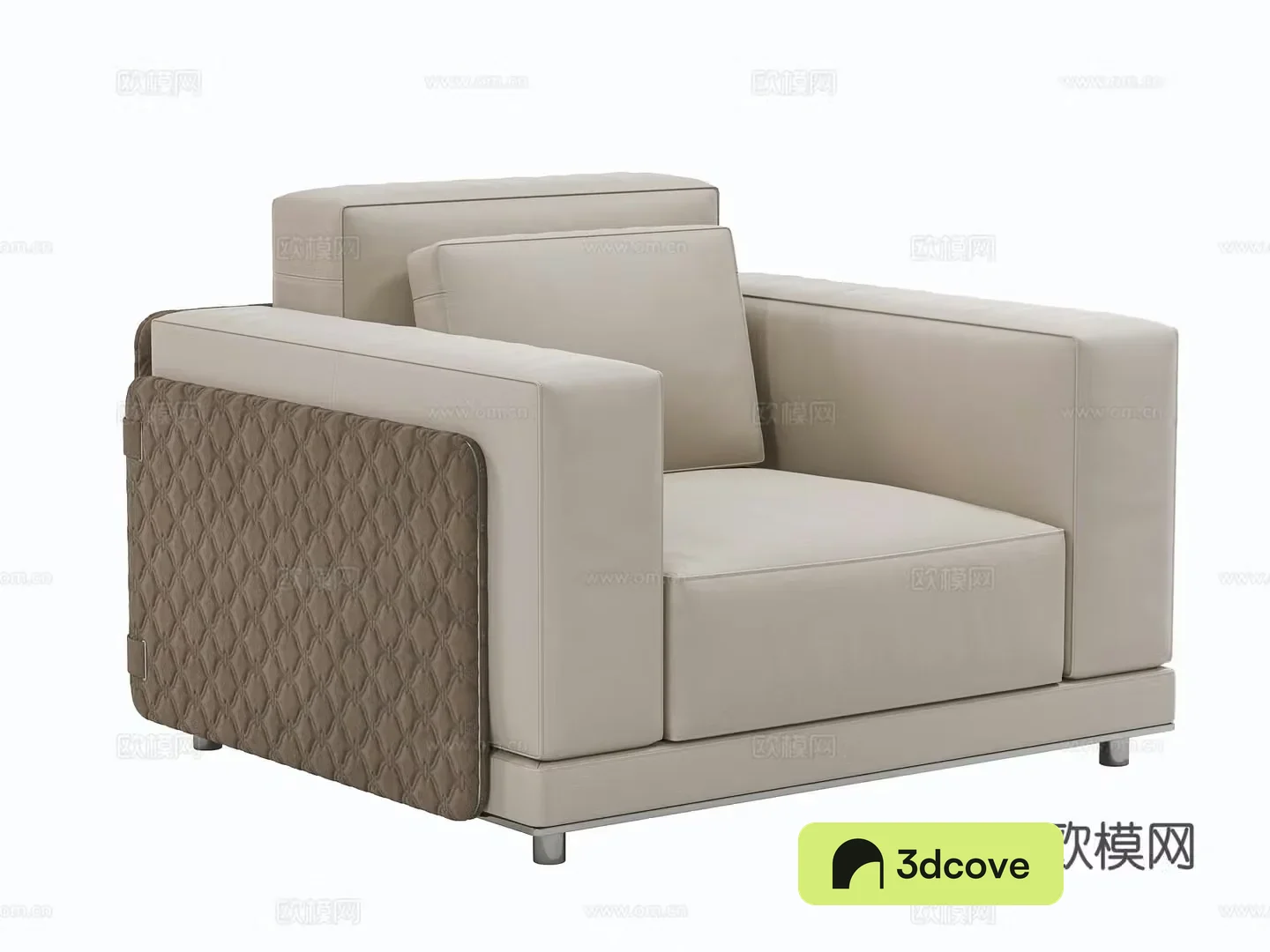 Modern single sofa